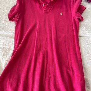 Ralph Lauren Women's Pink Polo Dress